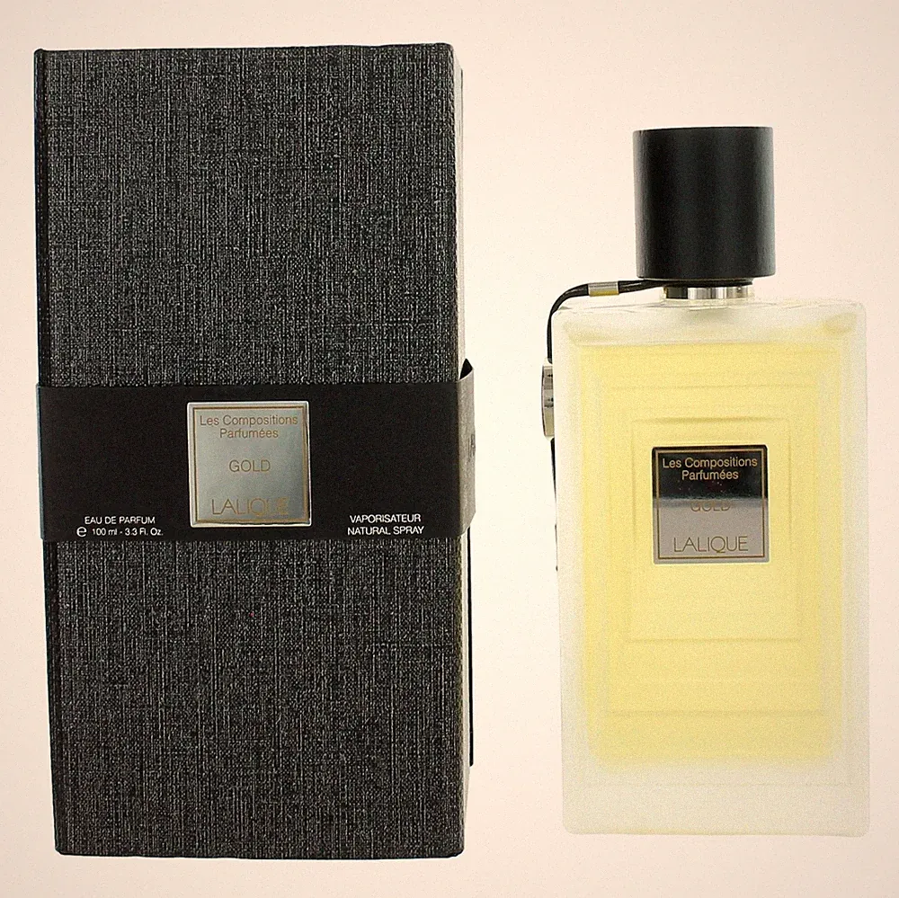 Lalique Les Compositions Parfumees Gold by Lalique, 3.3oz EDP Spray for Unisex