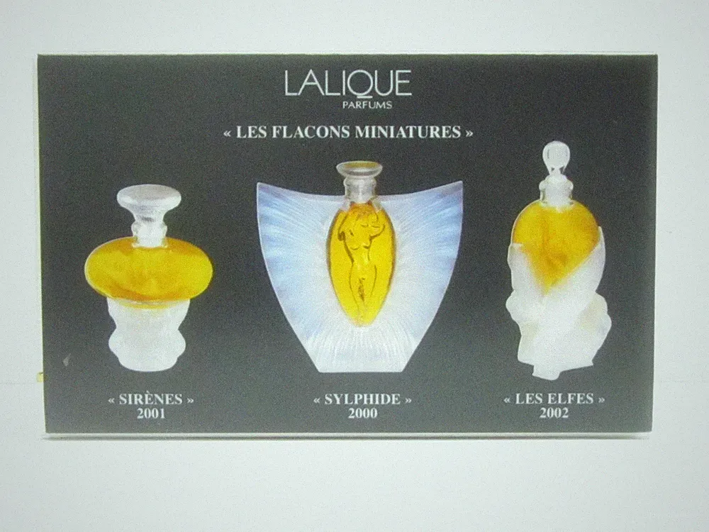 Lalique Les Introuvables The Ultimate Collection Perfume Set 2000, 2001 & 2002
