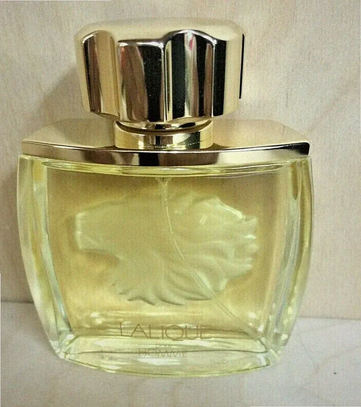 Lalique LIONHEAD BAS RELIEF 2.5 oz/75ml Edt Spray Without BOX