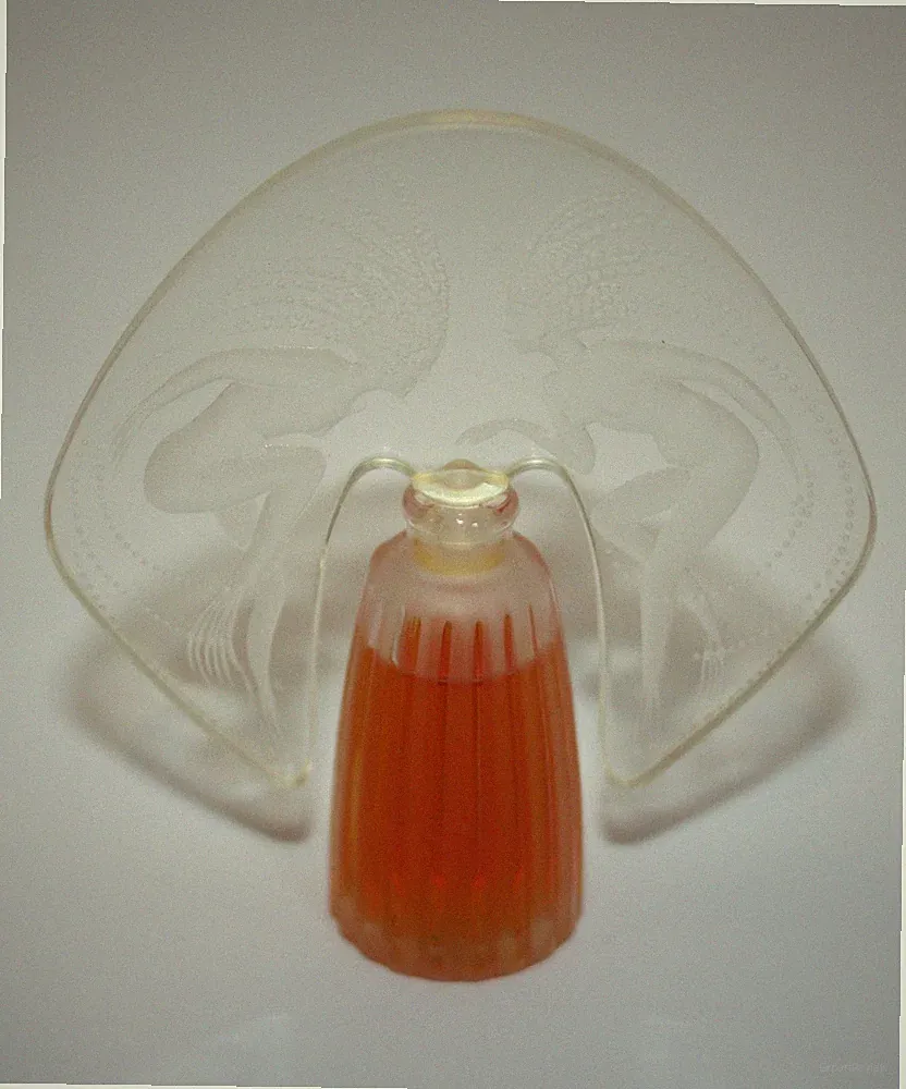 Lalique Miniature Crystal Perfume Parfum Ondines 4.5 ml