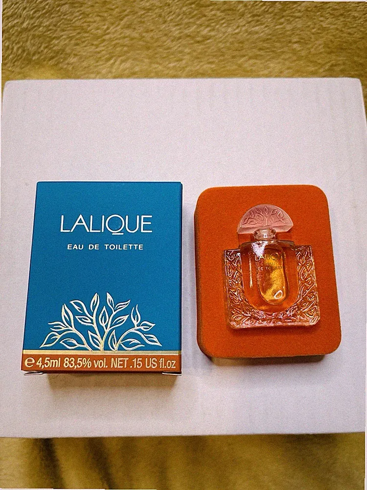 LALIQUE Original For Women MINI Perfume Pure Parfum Bottle 0.15 oz/ 4.5 ml