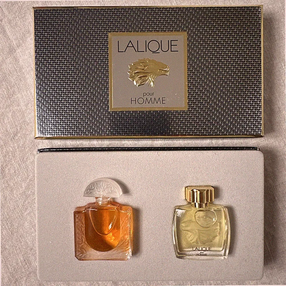 Lalique Parfums Collection Miniatures BNIB |Set Of 2| 0.15 Fl. Oz