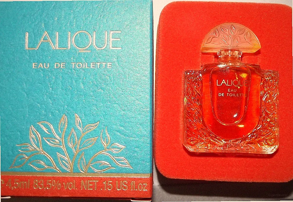 Lalique Perfume Mini Bottle .15 US Fl Oz Made in France Eau De Toilette NIB
