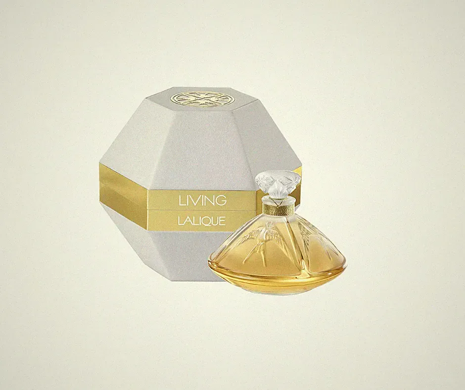 Living Lalique, Crystal Flacon Extrait de parfum, 120 ml (4oz) Numbered Edition